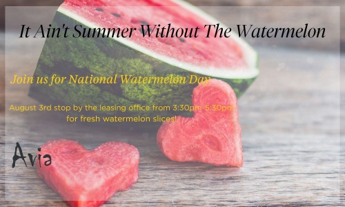 Natioanl Watermelon Day Cover Image