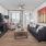living room with access to private patio